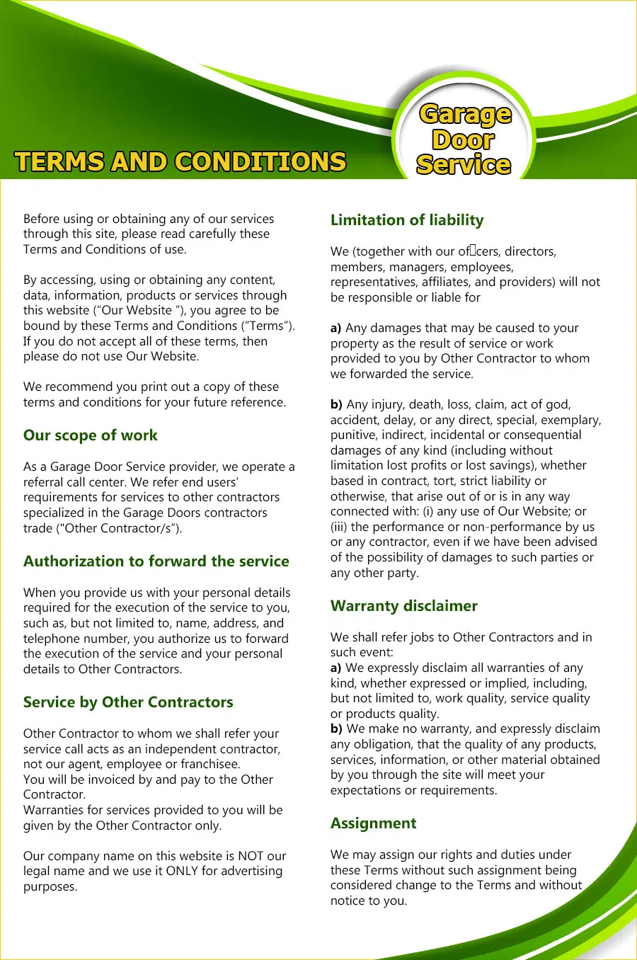 Master Garage Door Service Passaic, NJ 201-477-0659